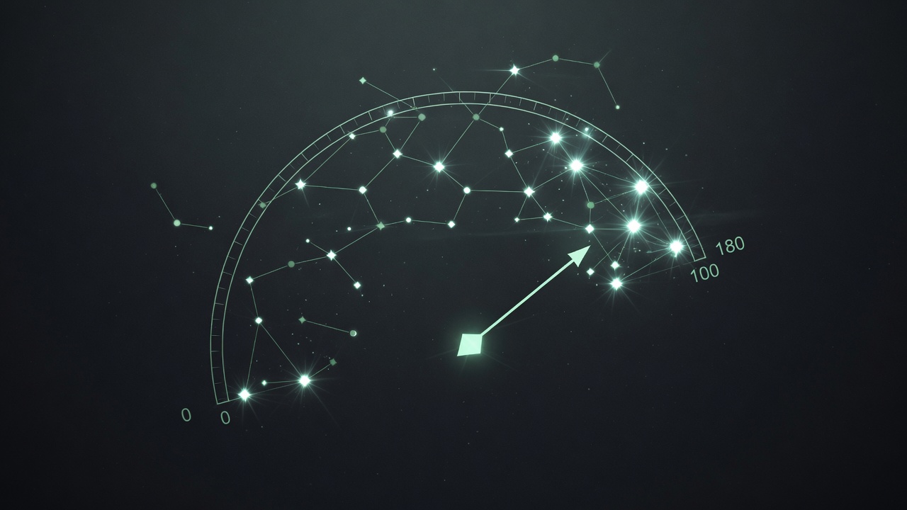 Editorial authority gauge built from a constellation of linking domains